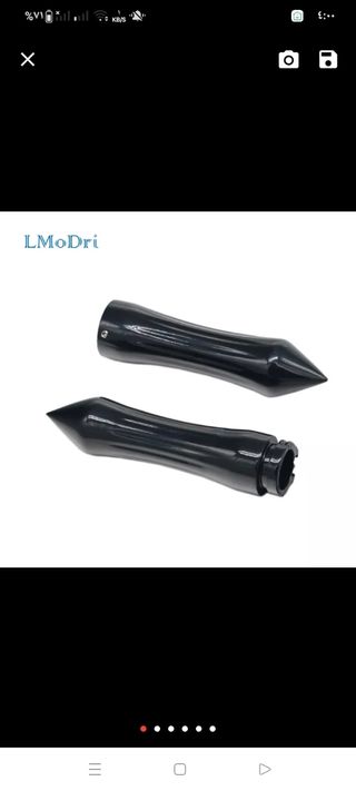 Empuñaduras universales para motocicleta, manillar