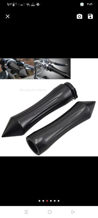 Empuñaduras universales para motocicleta, manillar