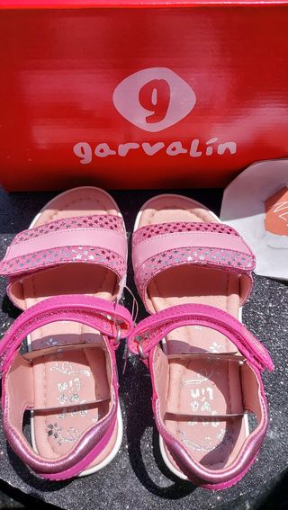 sandali garvalín in pelle num 29 nuovi
