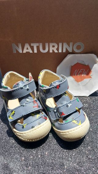 sandali naturino num 17in pelle nuovi