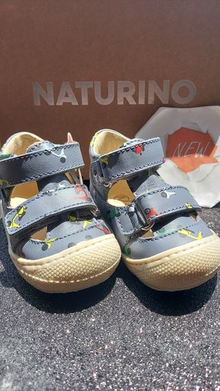 sandali naturino num 17in pelle nuovi
