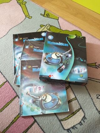 LIBROS MATE DE 5 PRIMARIA