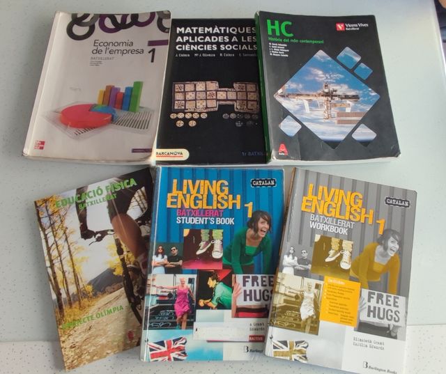 LIBROS 1º y 2º BACHILLERATO