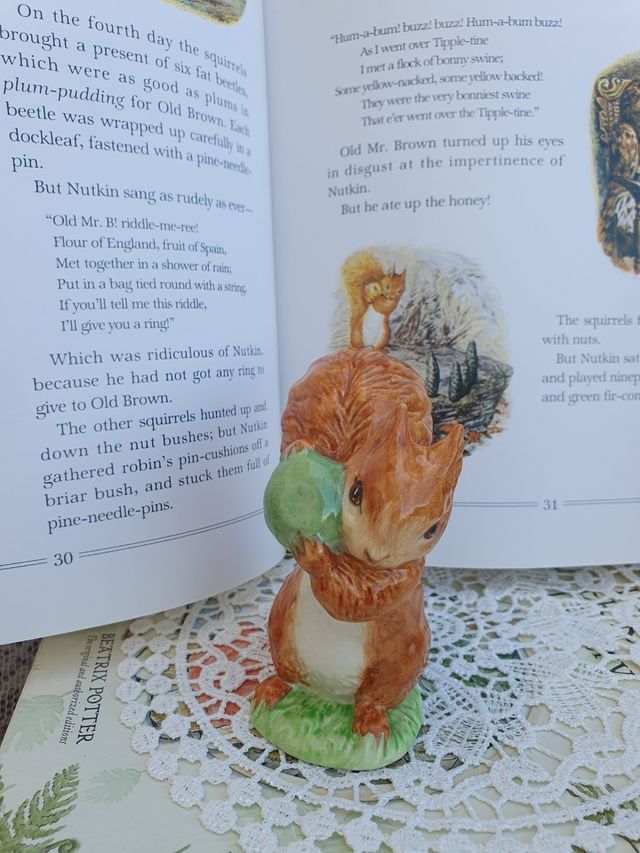 Figurina Beatrix Potter Squirrel Nutkin