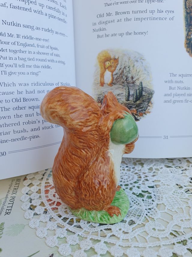 Figurina Beatrix Potter Squirrel Nutkin