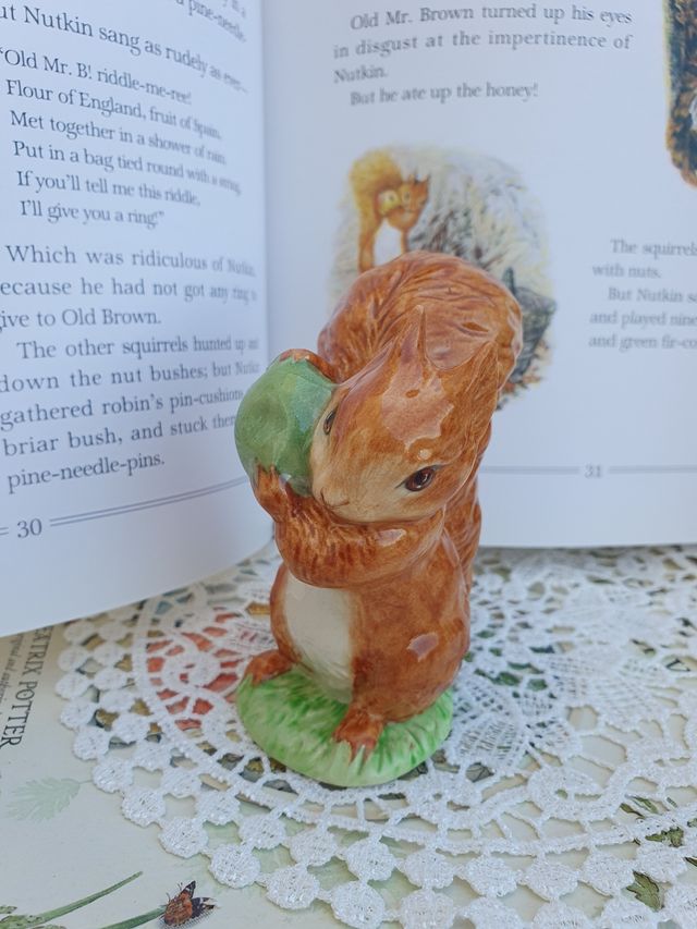 Figurina Beatrix Potter Squirrel Nutkin