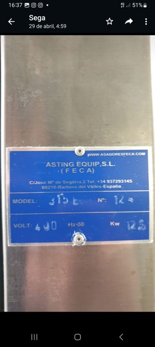 horno pollos asados eléctrico 