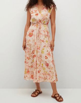 Vestido estampado fluido sin estrenar