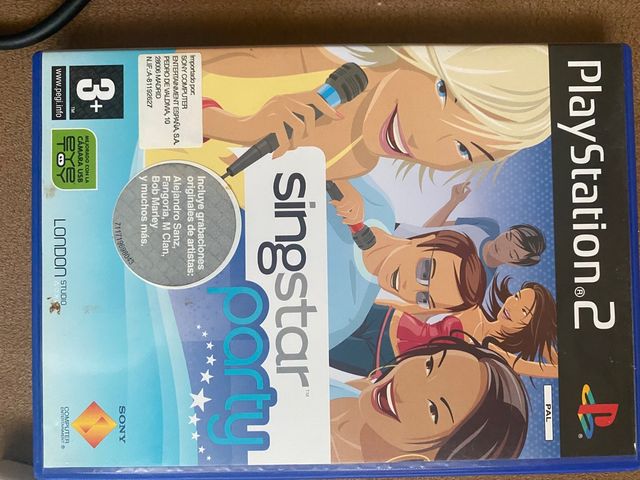 Micrófono PS2 con 3 juegos!!