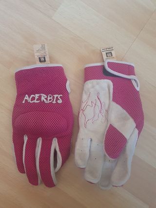 Guantes moto mujer