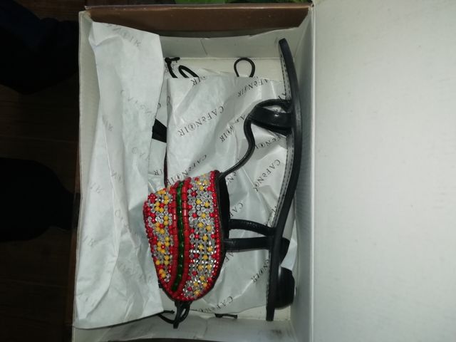 sandalias en piel n37