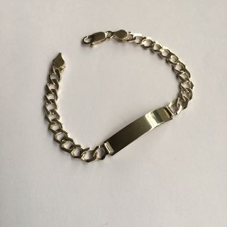 Pulsera de chapa plata 925