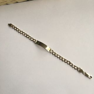 Pulsera de chapa plata 925