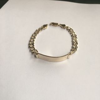 Pulsera de chapa plata 925