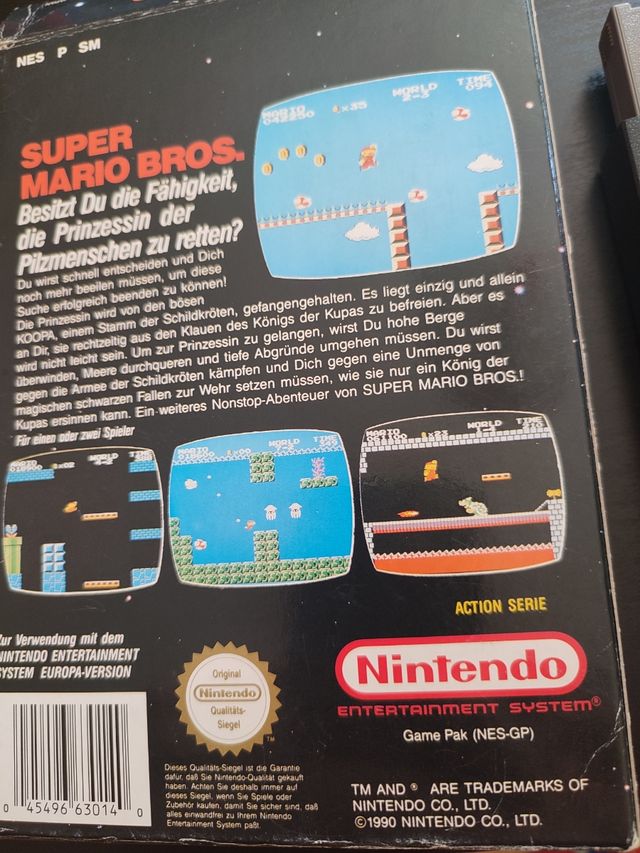 Primer videojuego de Mario Bros en Europa de segunda mano por 1.000 EUR