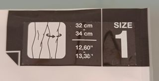 Rodillera aptonia S-200 talla 1 negra.