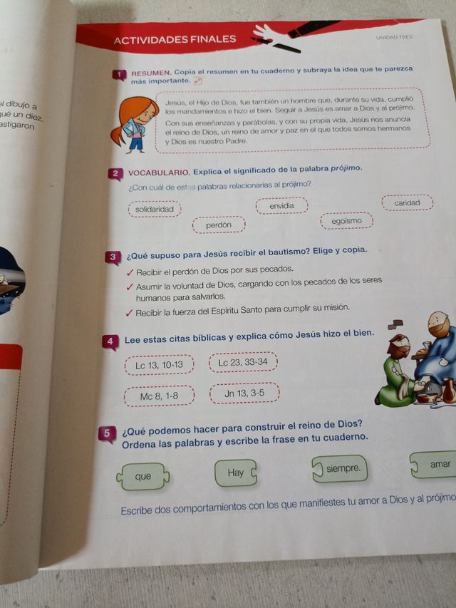 Libro Religión Católica 3°Primaria