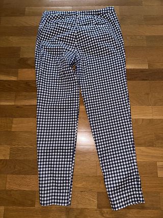 Pantalón de cuadros azules