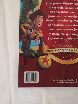 Libro infantil Toy Story 3
