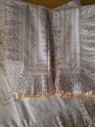 Sábanas cama 150cm. 240x250cm. 50% algodón 50% pol