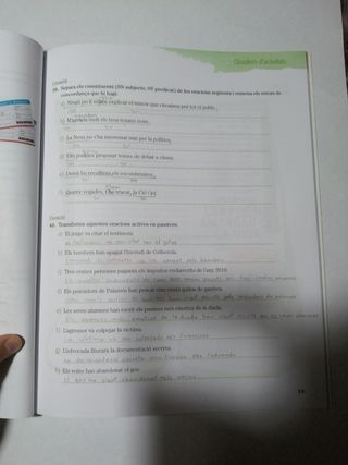 Cuaderno de actividades lengua catalana