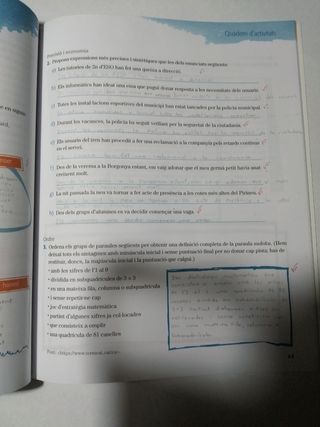 Cuaderno de actividades lengua catalana