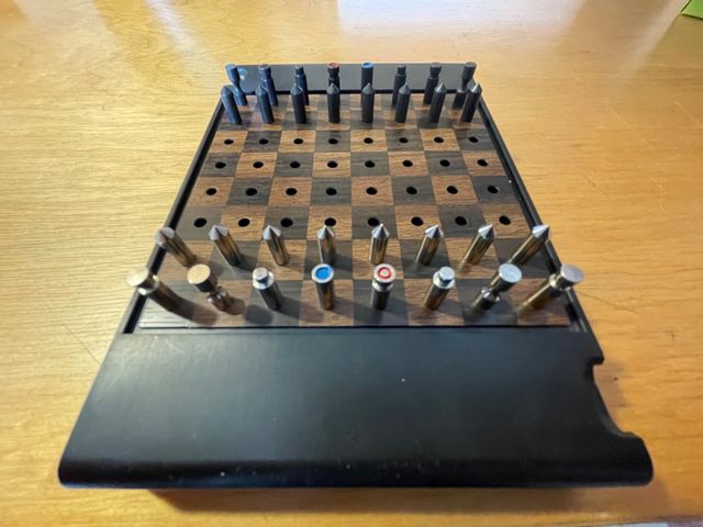 Juego de ajedrez y laberinto