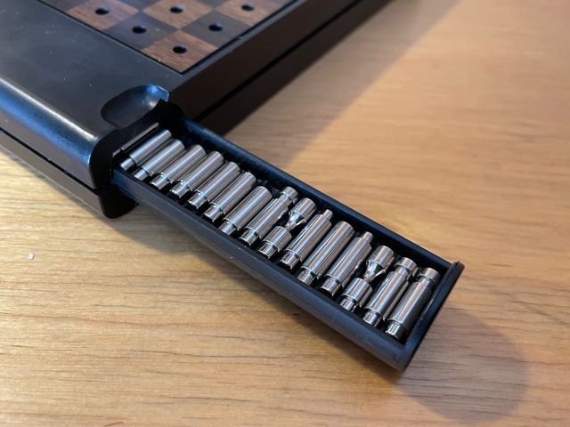 Juego de ajedrez y laberinto