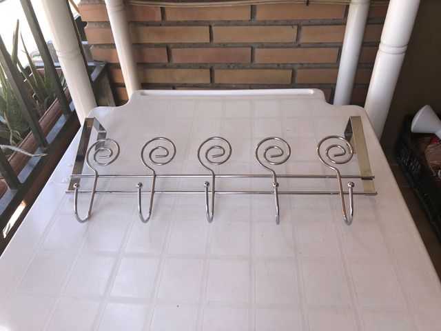 Perchero Puerta Metálico