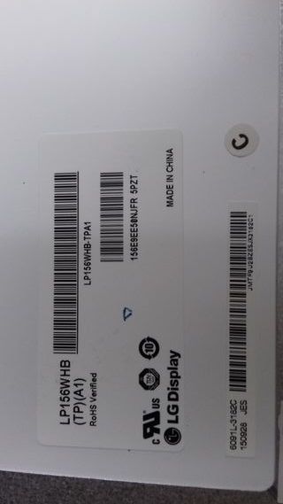 Pantalla LED LP156WHB-TPA1 en perfecto estado