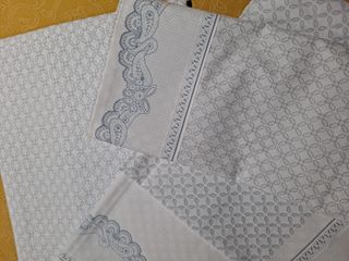 Sábanas cama 135cm. 50% algodón. 50% poliéster. En