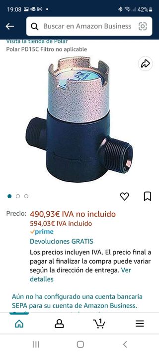 descalificador de agua doméstico