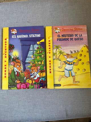 Pack 2 libros Geronimo Stilton