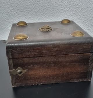 Cofre Caja Colonial Madera