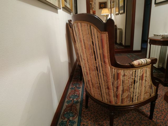 Lámpara vintage de araña.