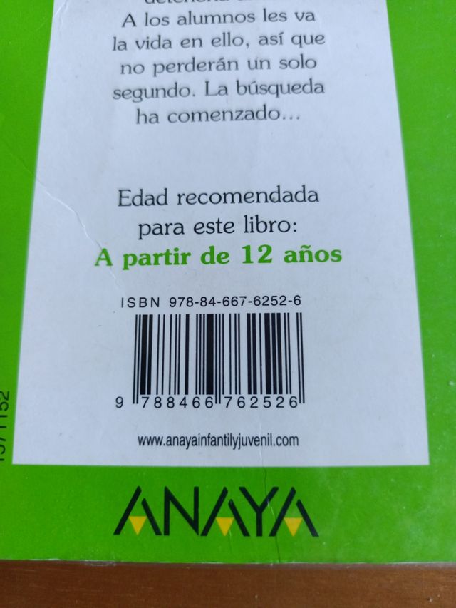 El asesinato de la profesora de lengua. Anaya