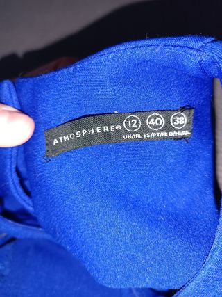 Vestido mujer azul electrico Atmosphere