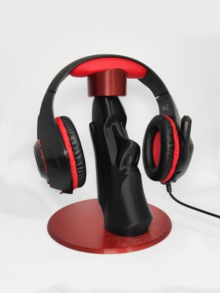 Figura moai isla de pascua soporte auriculares 3D