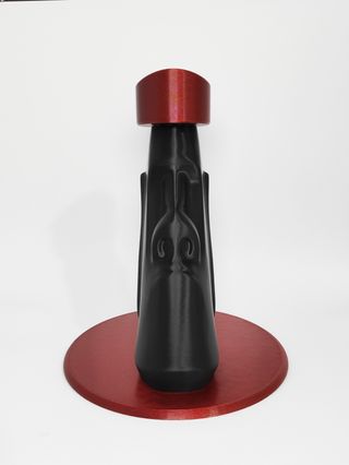 Figura moai isla de pascua soporte auriculares 3D