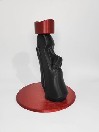 Figura moai isla de pascua soporte auriculares 3D