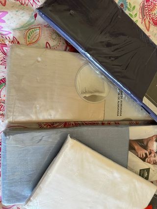 Fundas almohada 45x1,10cm cama de 1,80 cm