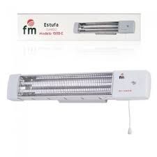 Estufa Eléctrica para COLGAR  2 barras de Cuarzo