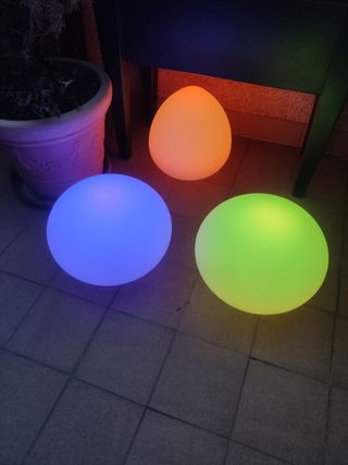 Lámparas Led Exteriores+Piscina