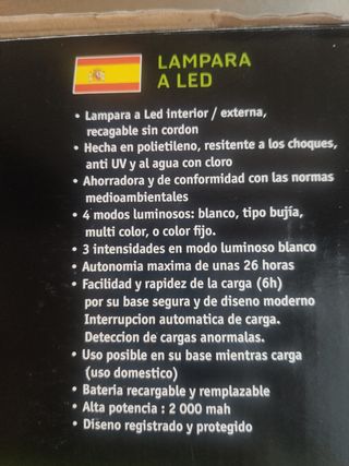 Lámparas Led Exteriores+Piscina