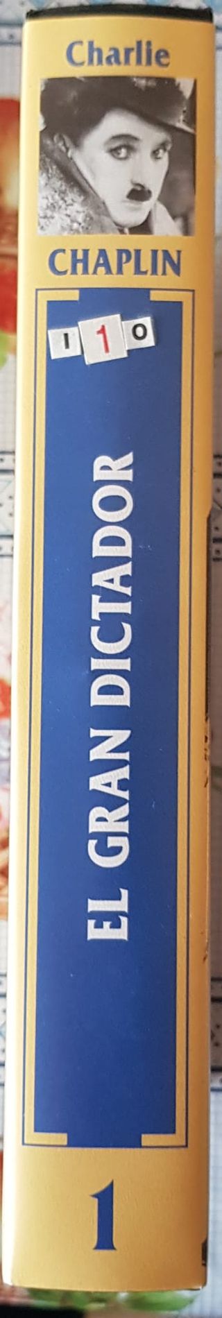 Cinta VHS El gran dictador de Charles Chaplin