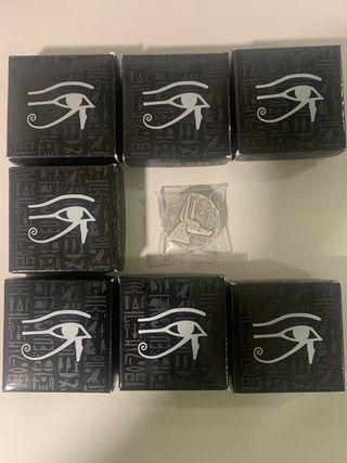Set 8 monedas Egyptian relics 