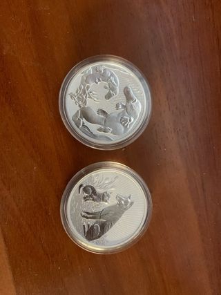2 monedas 2 onzas australia next generation
