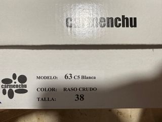 Alpargatas novia Carmenchu nuevas