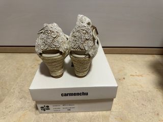 Alpargatas novia Carmenchu nuevas