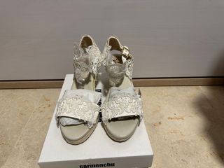 Alpargatas novia Carmenchu nuevas